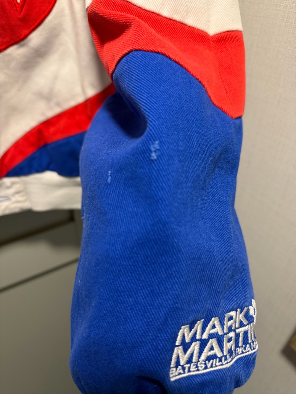 Blue & White Racing Jacket - Men's - Picture 8 of 16